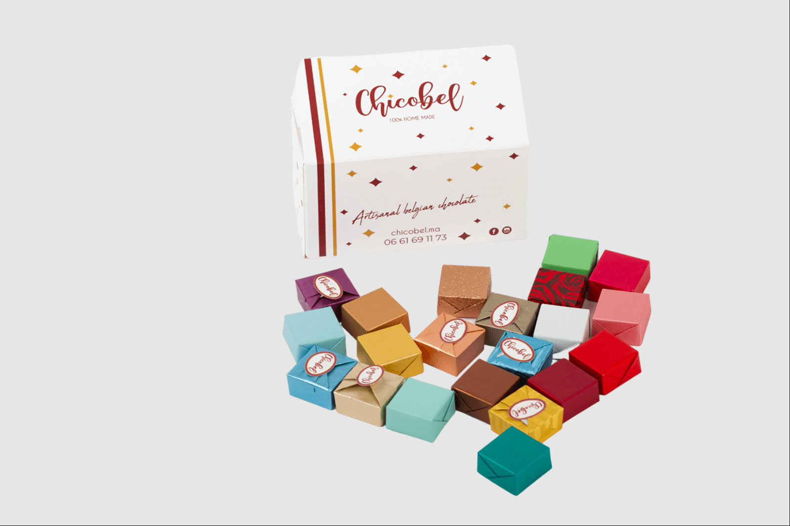 Ballotin Mélange de plusieurs Gouts 