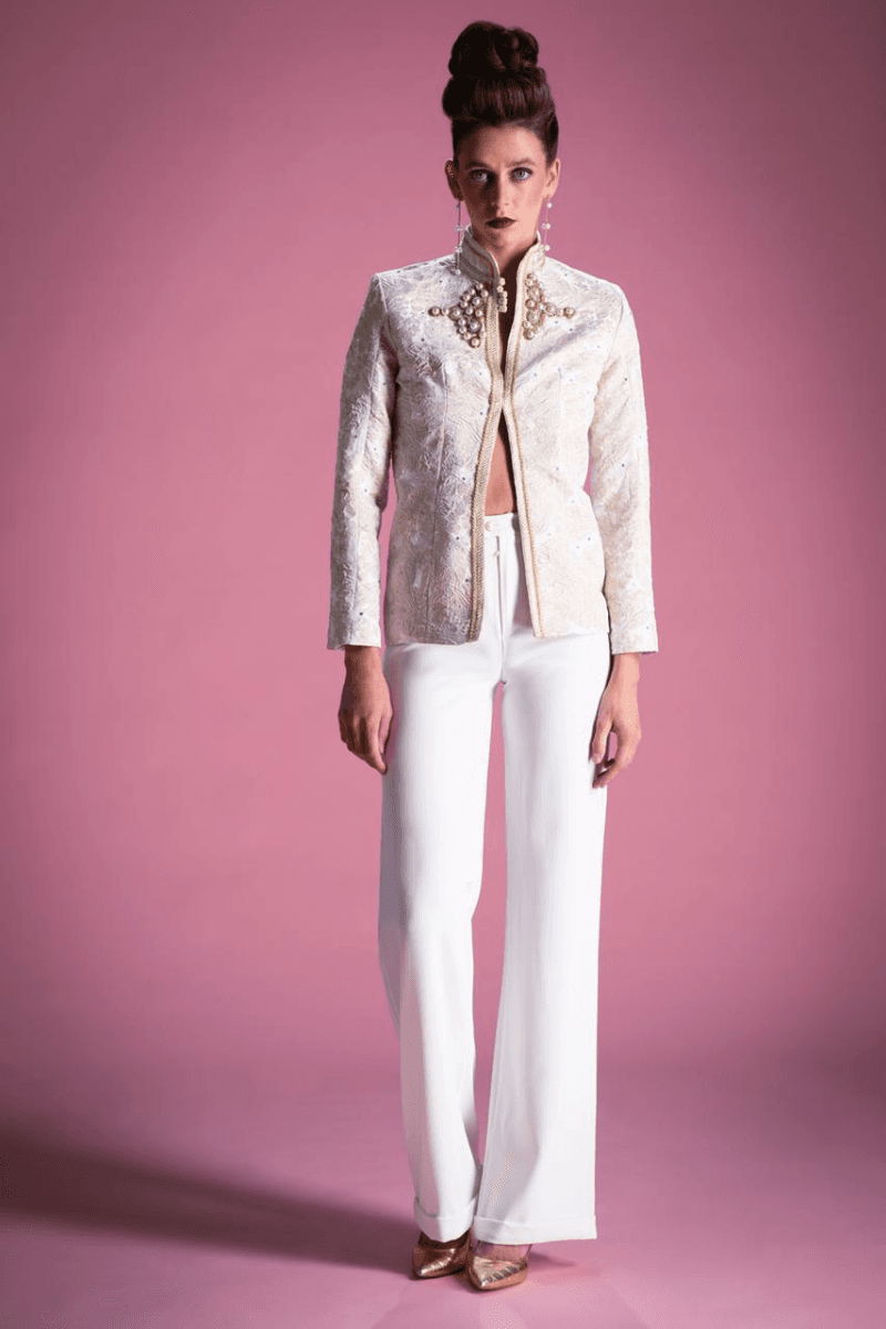 Veste en brocard de soie 