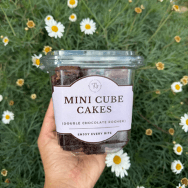 CUBE CAKE DOUBLE CHOCOLAT ROCHER