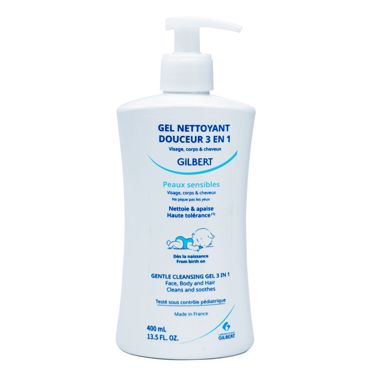 GEL NETTOYANT DOUCEUR 3 EN 1- 400ML