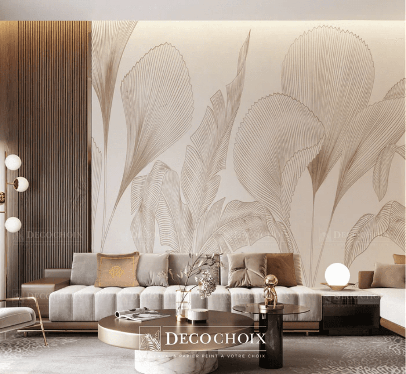 Papier peint Moderne forme