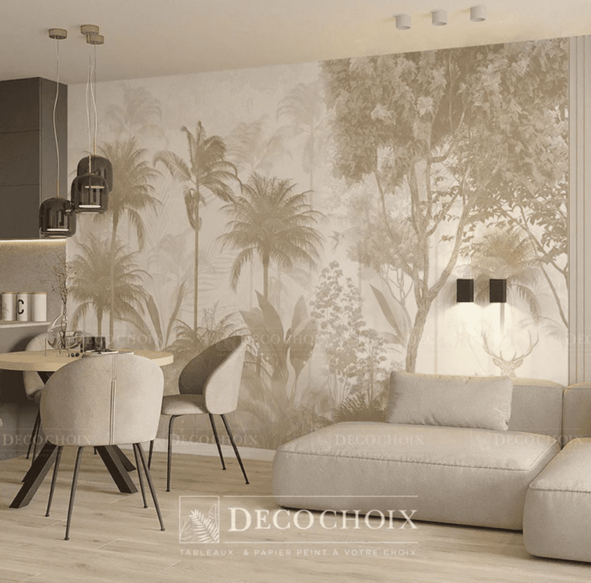 Papier peint Tropical