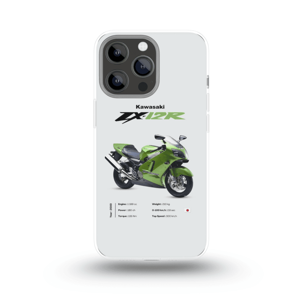 Kawazaki ZX-12R Phone Case Pour iPhone