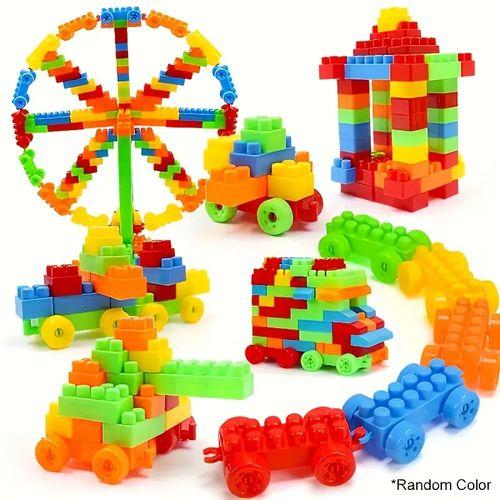 Blocs de Construction Enfants – 100 Pièces Diy Colorées – Jouet Éducatif et Créatif Fille & Garçon – Idée Cadeau Originale