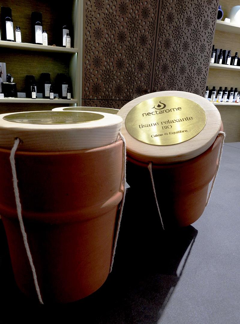 TISANE Relaxante en terre cuite