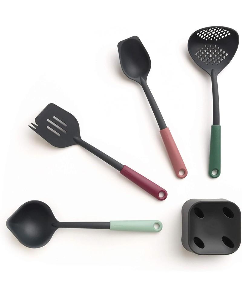 Brabantia Kitchen Ustensiles Set plus Stand