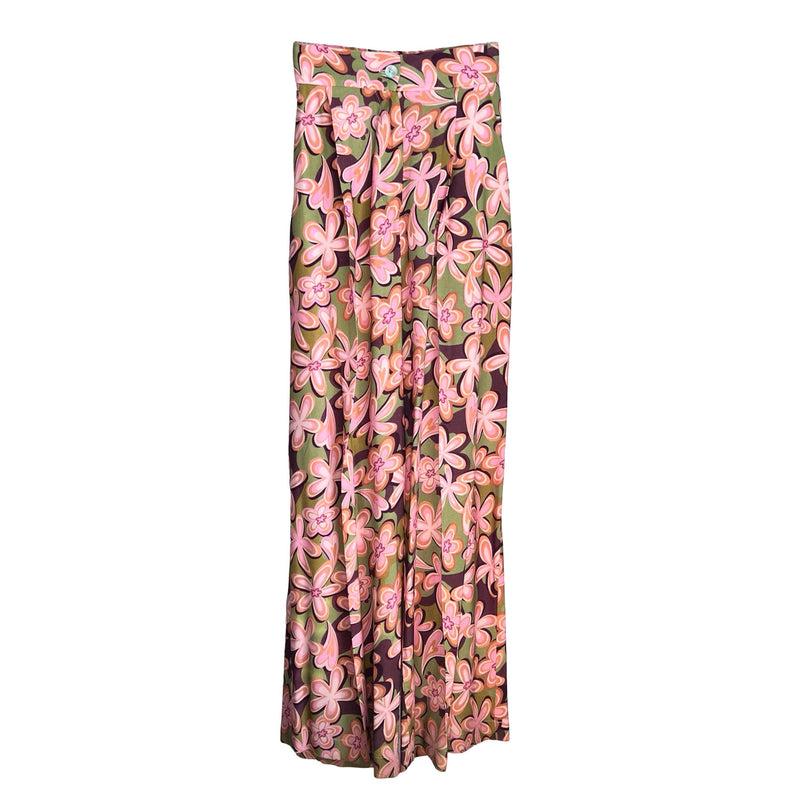 Fadwa Wide Leg Pants in Hippie Print
