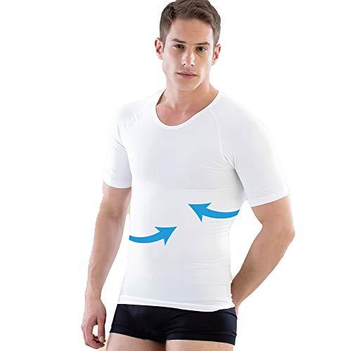 Corset homme manches courtes en microfibre