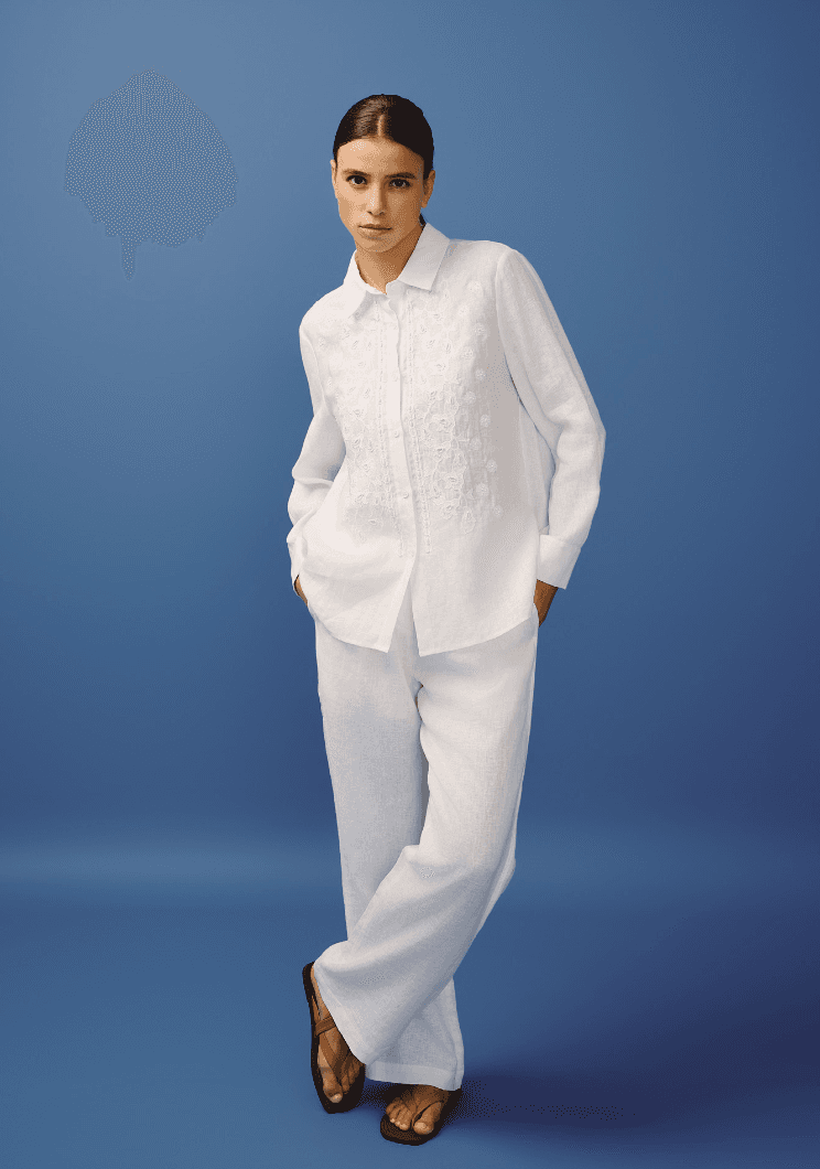 Chemise en Lin Blanc