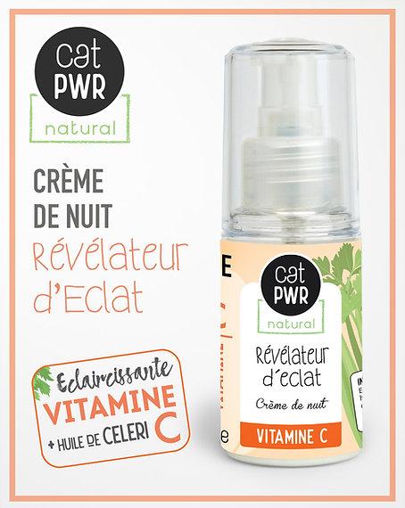 Revelateur D’eclat Crème de Nuit Anti-Tache à la Vitamine C