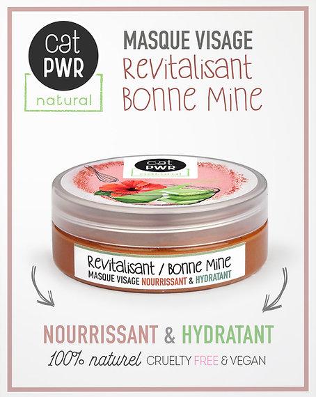 Hydratant / Bonne Mine Masque Visage Argile Rouge Défatigant