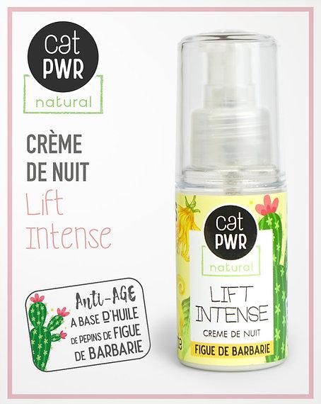 Lift Intense Crème de Nuit Hydratante Anti-Age et Anti-Rides