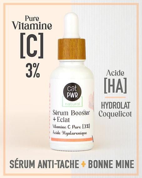 Booster Declat Sérum de Jour à la VitamineE C pure [3%] + HA