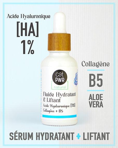 Fluide Hydratant & Liftant Sérum de Jour à l'acide Hyaluronique [1%]