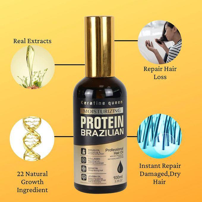 Moisturizing Protein Brazilian Huile De Cheveux Anti Perte