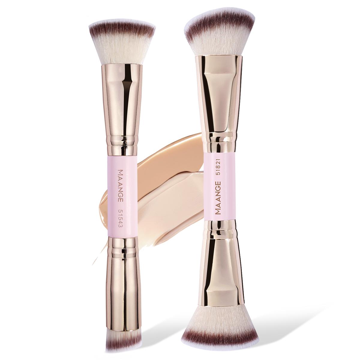 2 Pieces Double-End Makeup Brush