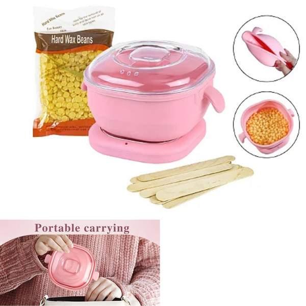 Pack Mini Machine Chauffe-cire Portable + Cire + Spatules
