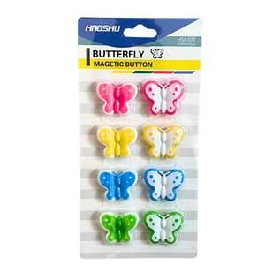 8 Aimants Magnétique Tableau Blanc Papillon