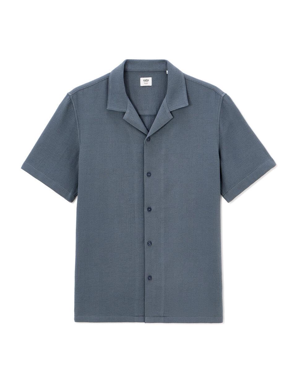 Chemisette regular slubbés 100% coton