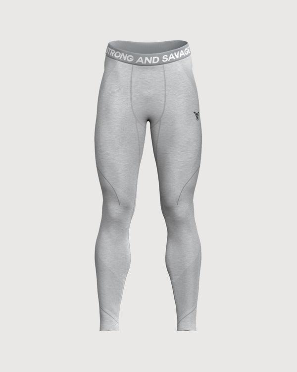 Progress Seamless Leggings  Homme Gris Chiné