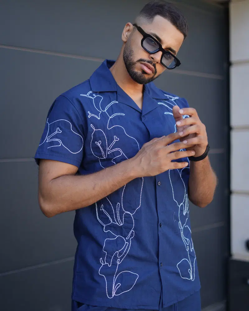 Ensemble Chemise en Lin Unisexe Oversize