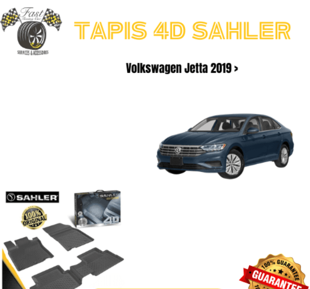 Tapis Sur Mesure 4D Volkswagen Jetta 2019