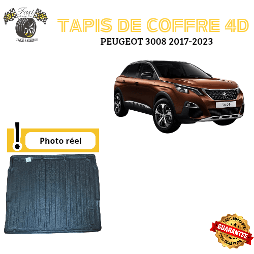 Tapis de coffre 4D PEUGEOT 3008 2017-2023 CROSSOVER