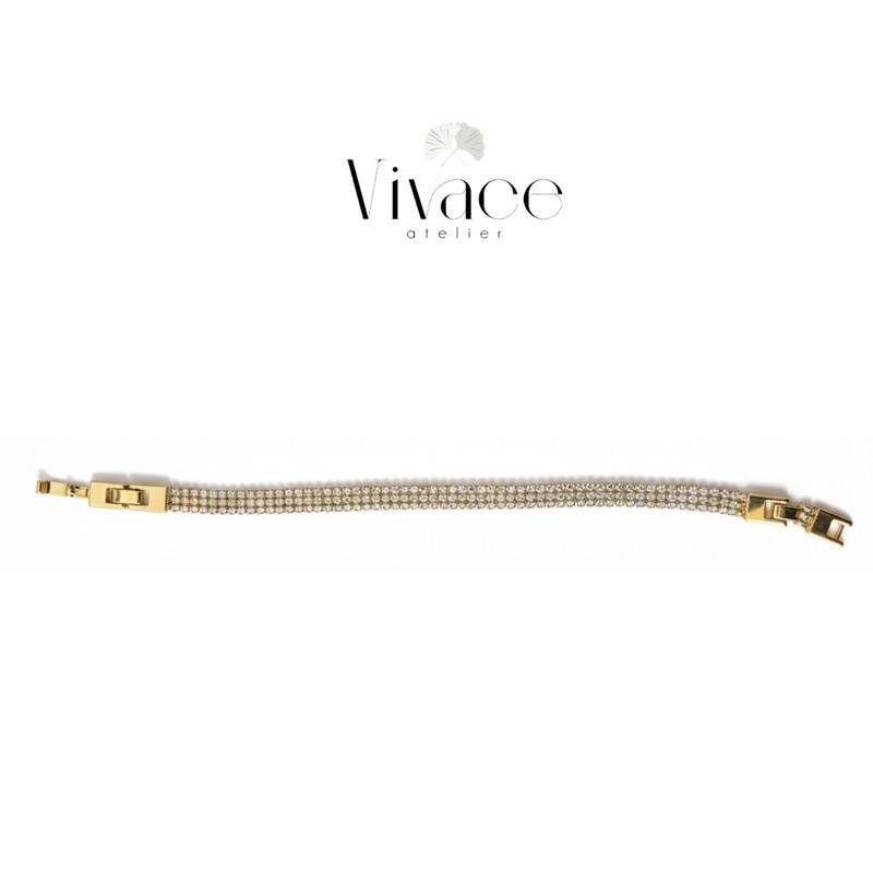 Gourmette Vivace Brise Perlé