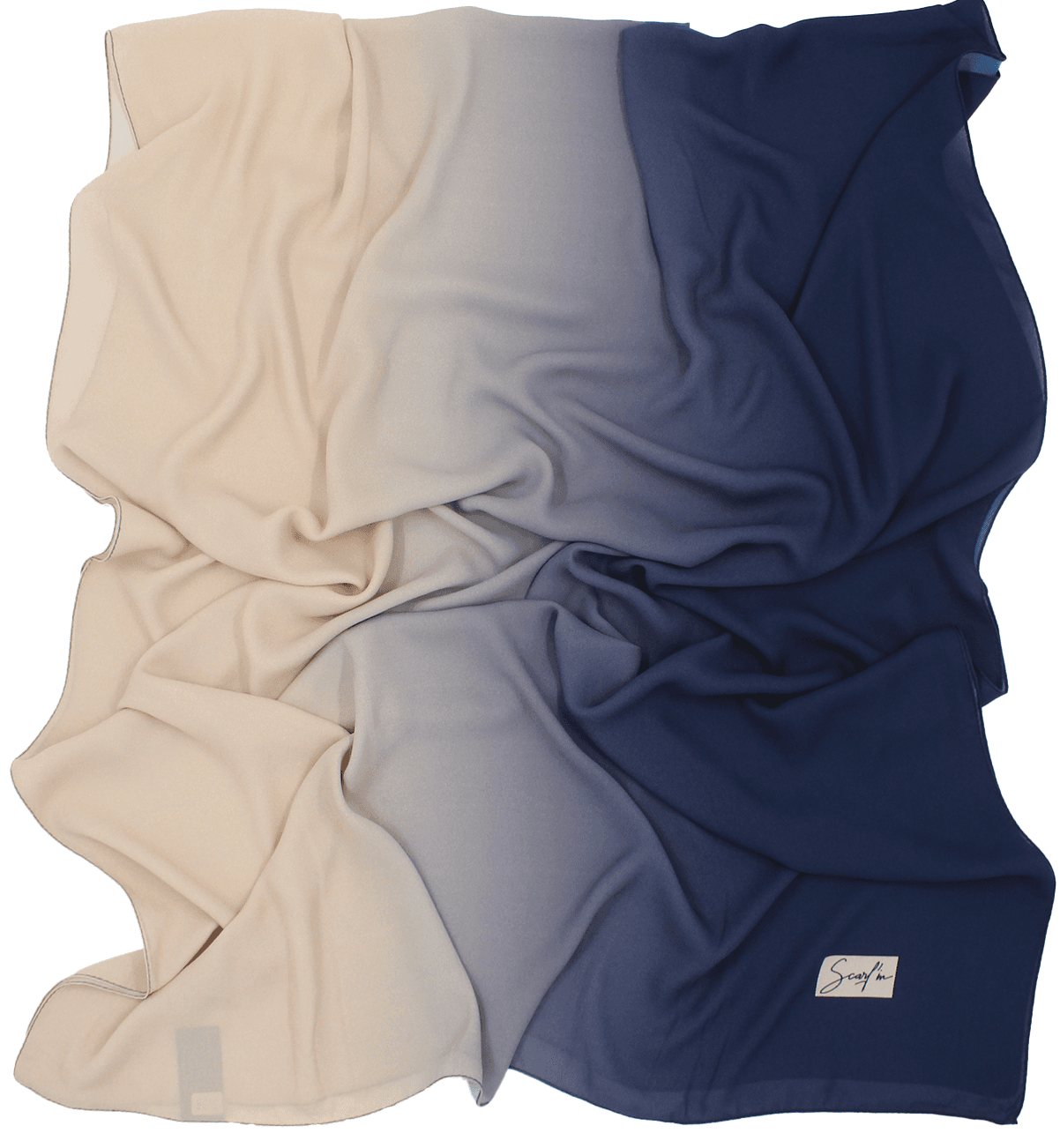 CHALE YAOMY DÉGRADÉ - G38 Marine to beige