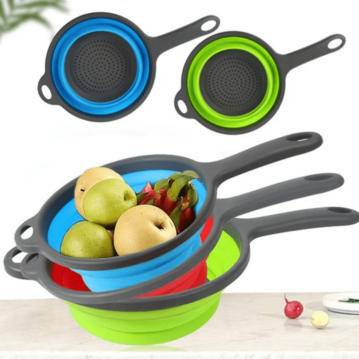 Panier de fruits et légumes pliable.