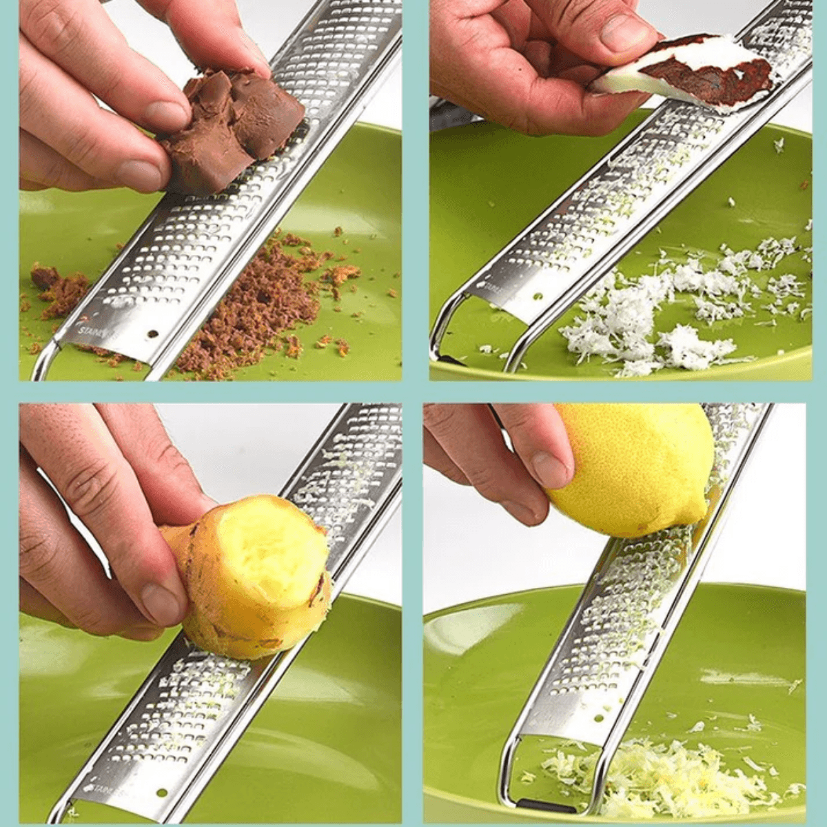 Râpe à fromage en acier inoxydable