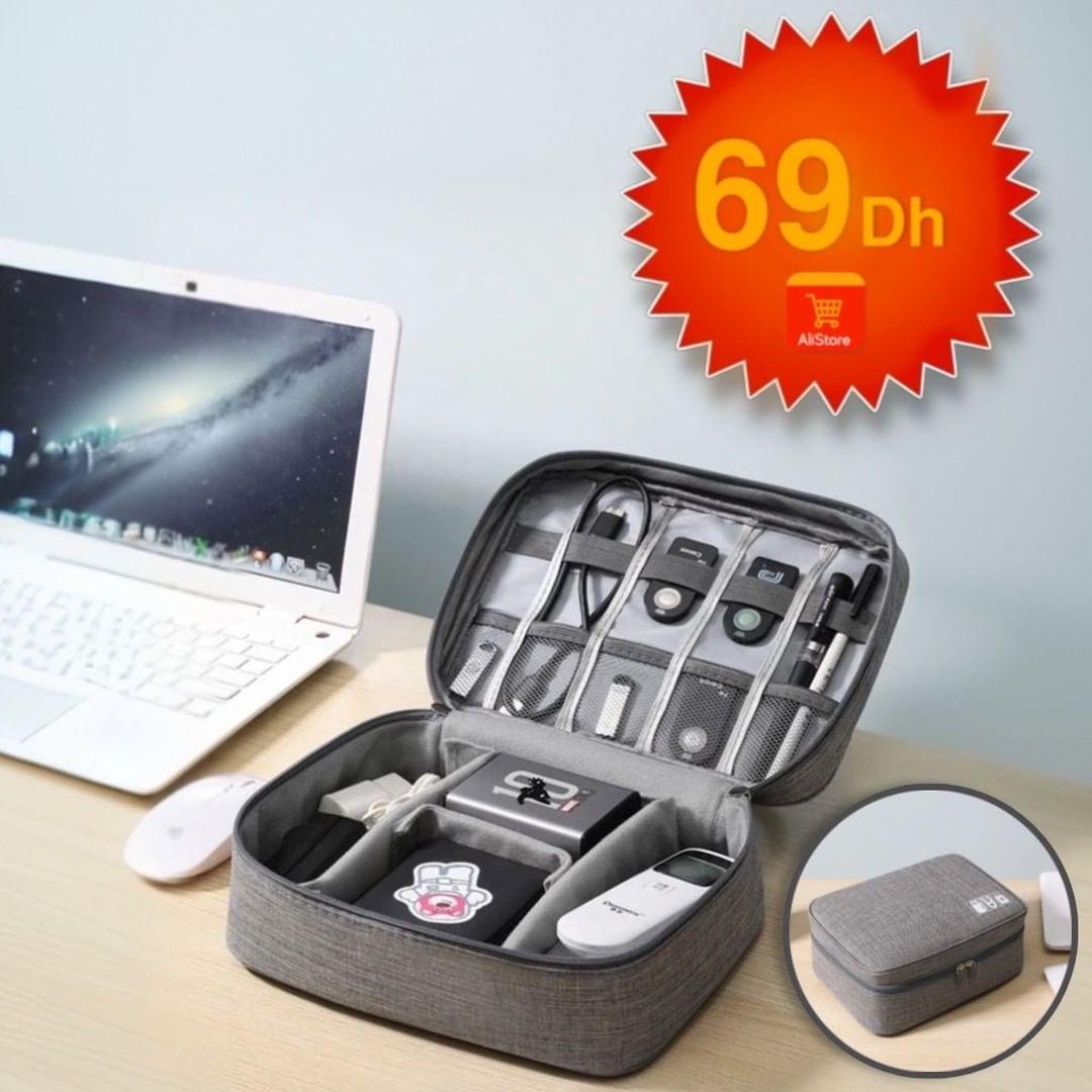 Sac de rangement organisateur de câbles 