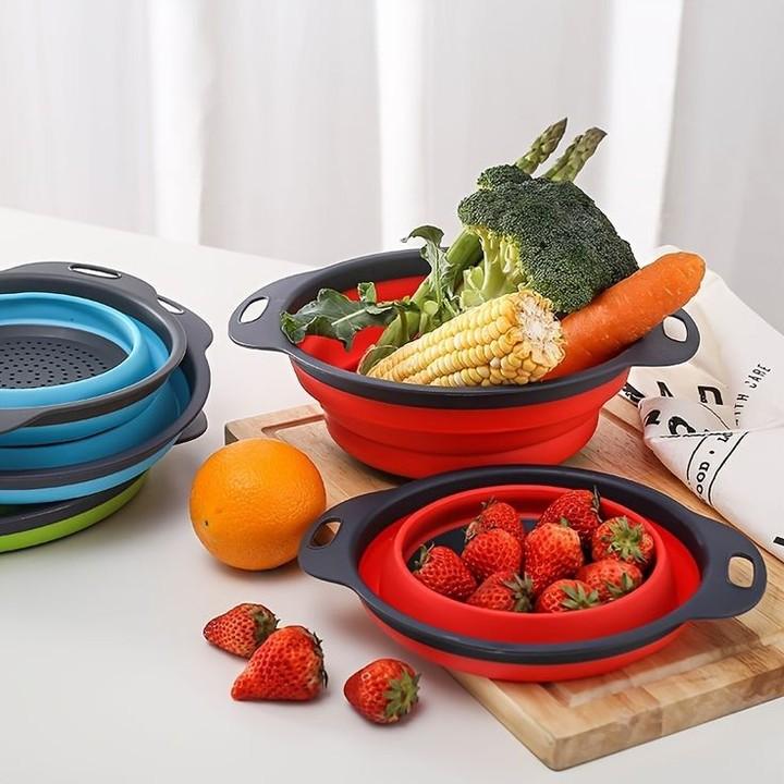 Panier filtre de fruits et légumes pliable