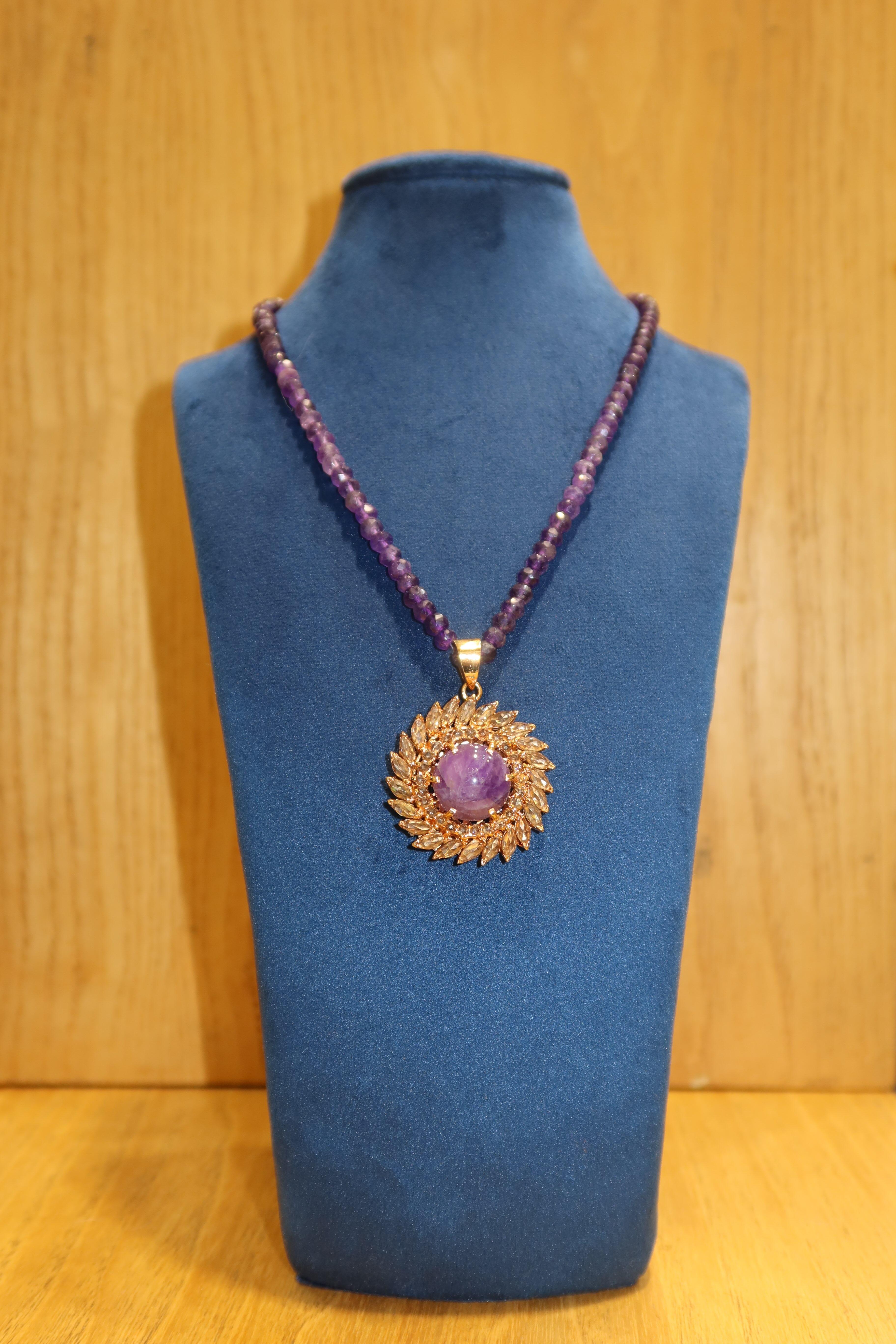  Collier Soleil d’Améthyste