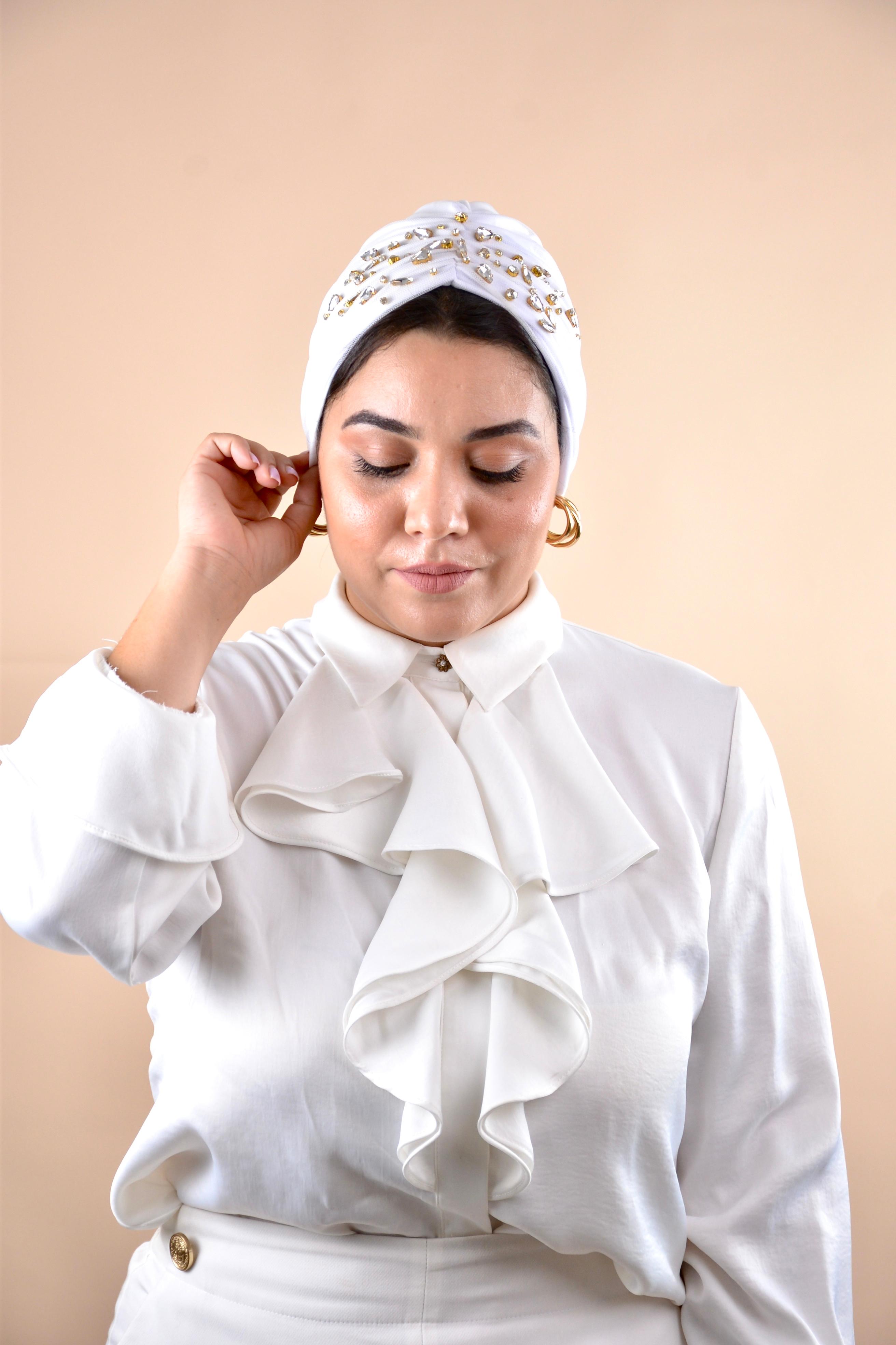 Turban queen of sea junior white