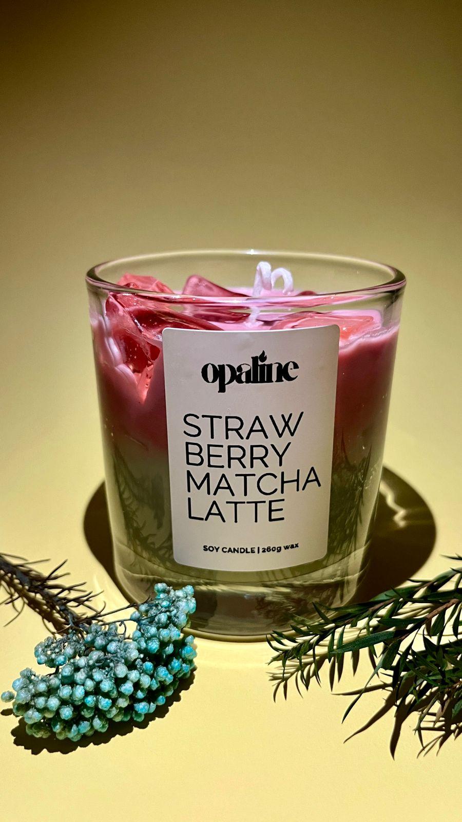 Bougie Strawberry Matcha
