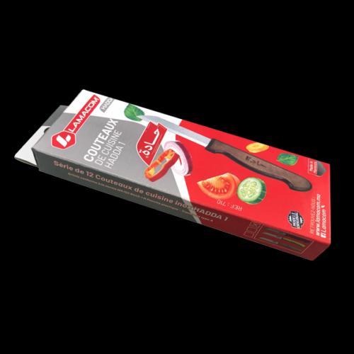 Set de 12 couteaux de cuisine inox – Hadda