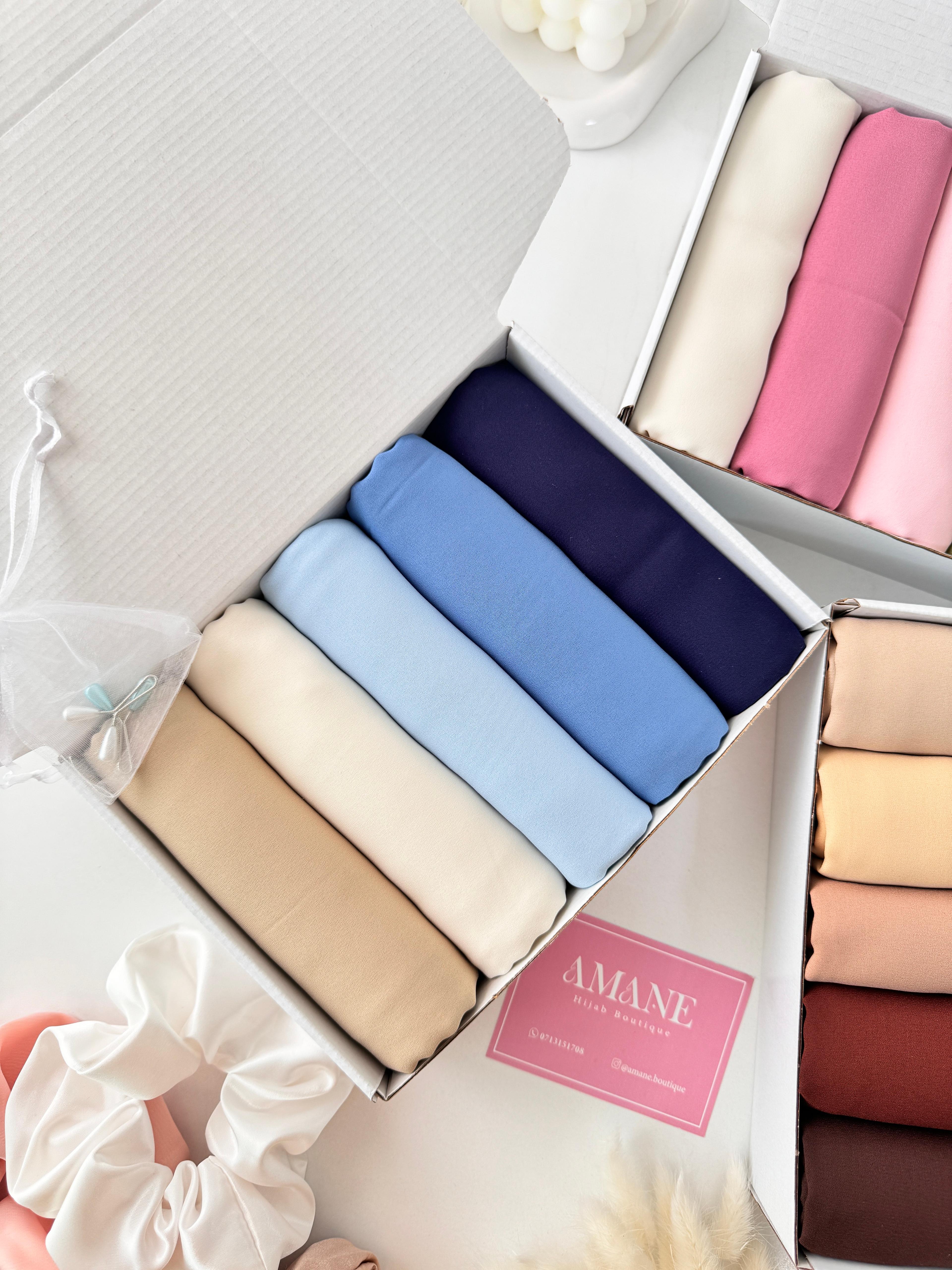 Pack 5 Châles Crêpe de Soie