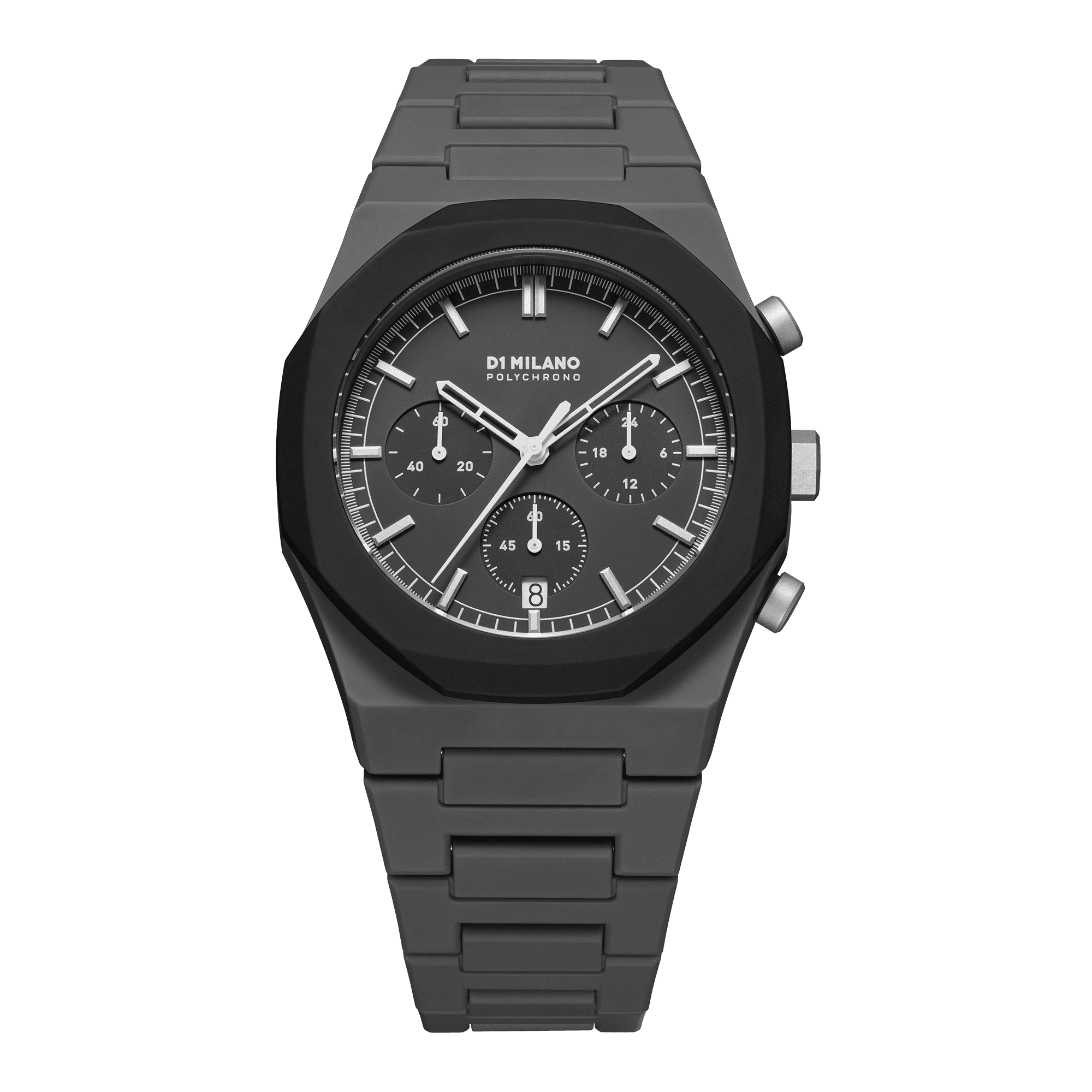 Montre Polychrono 40.5 mm - Black Blast
