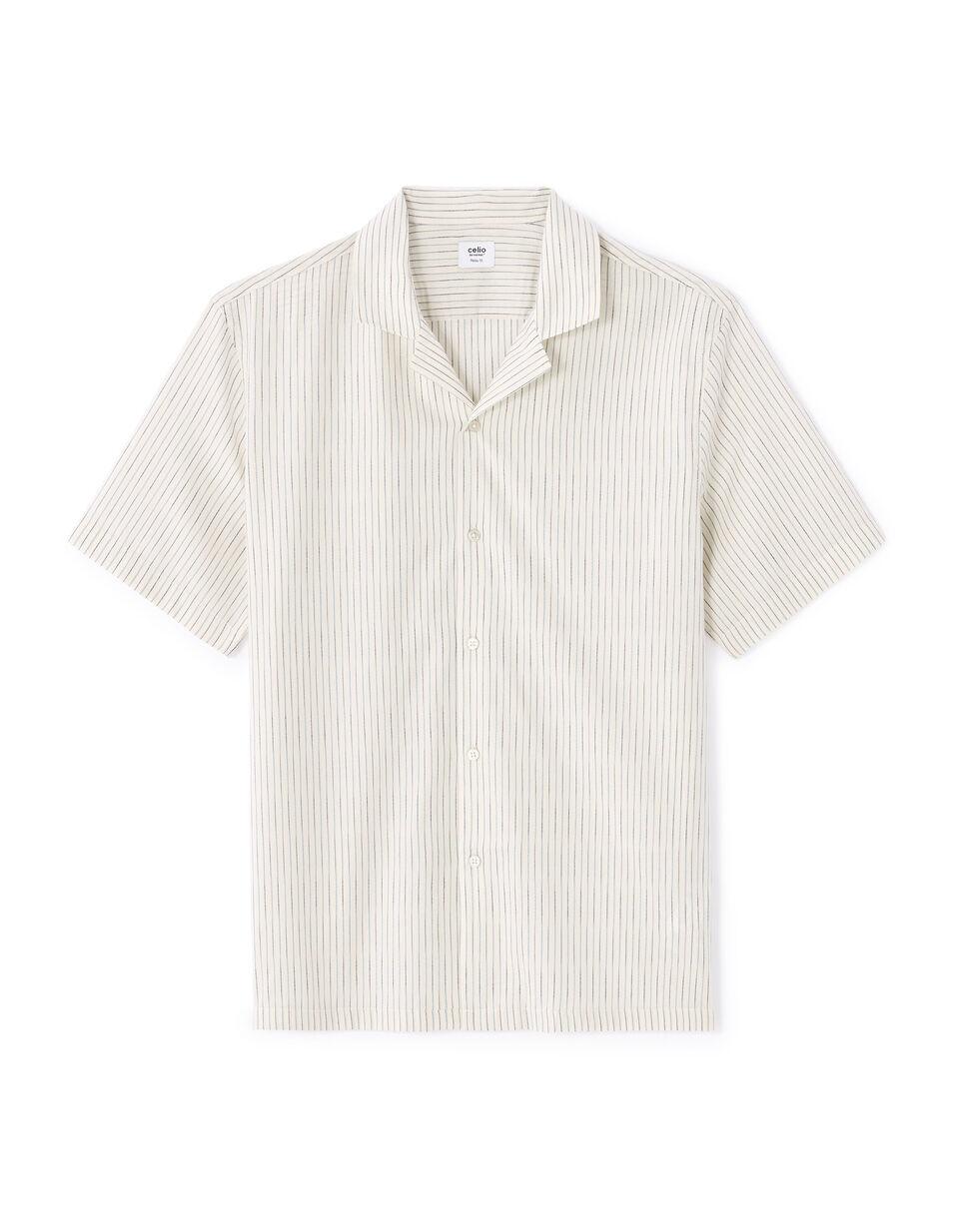 Chemisette regular fil à fil 100% coton