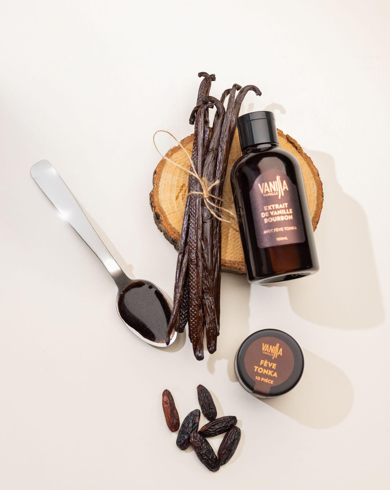 Extrait de Vanille avec Fèves de Tonka 100 ml 