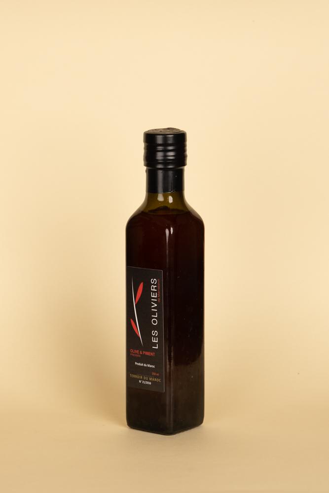 HUILE VIERGE EXTRA PIMENT FORT 								