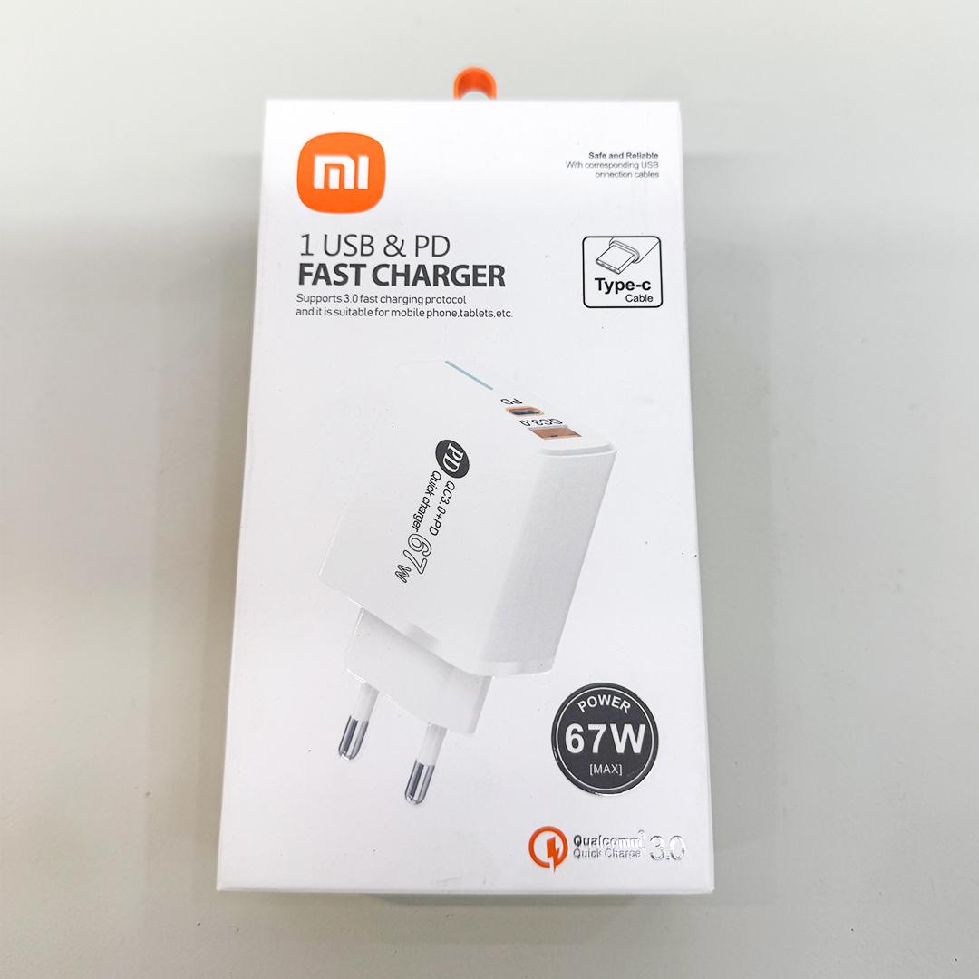 Chargeur Rapide Xiaomi 67W – USB & PD Fast Charger