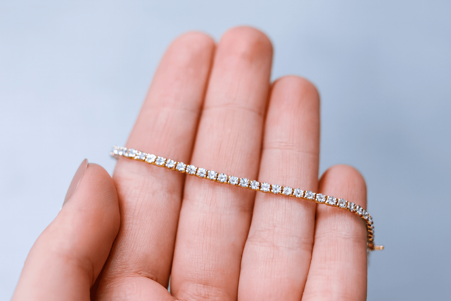 Gourmette élégante à maillons polis