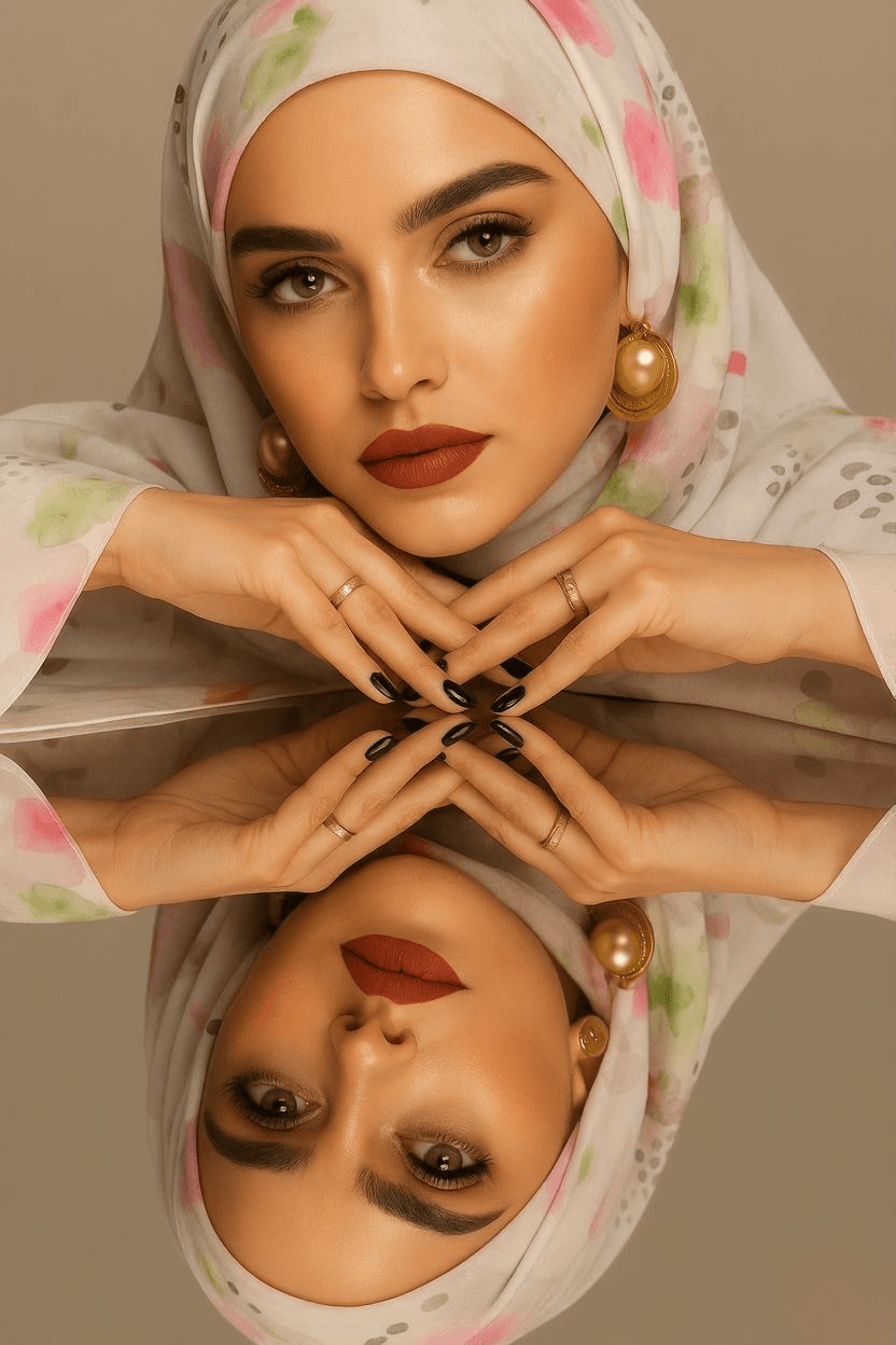 Écharpe Égyptienne 70×200cm – châle Designs Modernes et Tendance pour Femmes Élégantes | Hijab Léger, Doux et Stylé