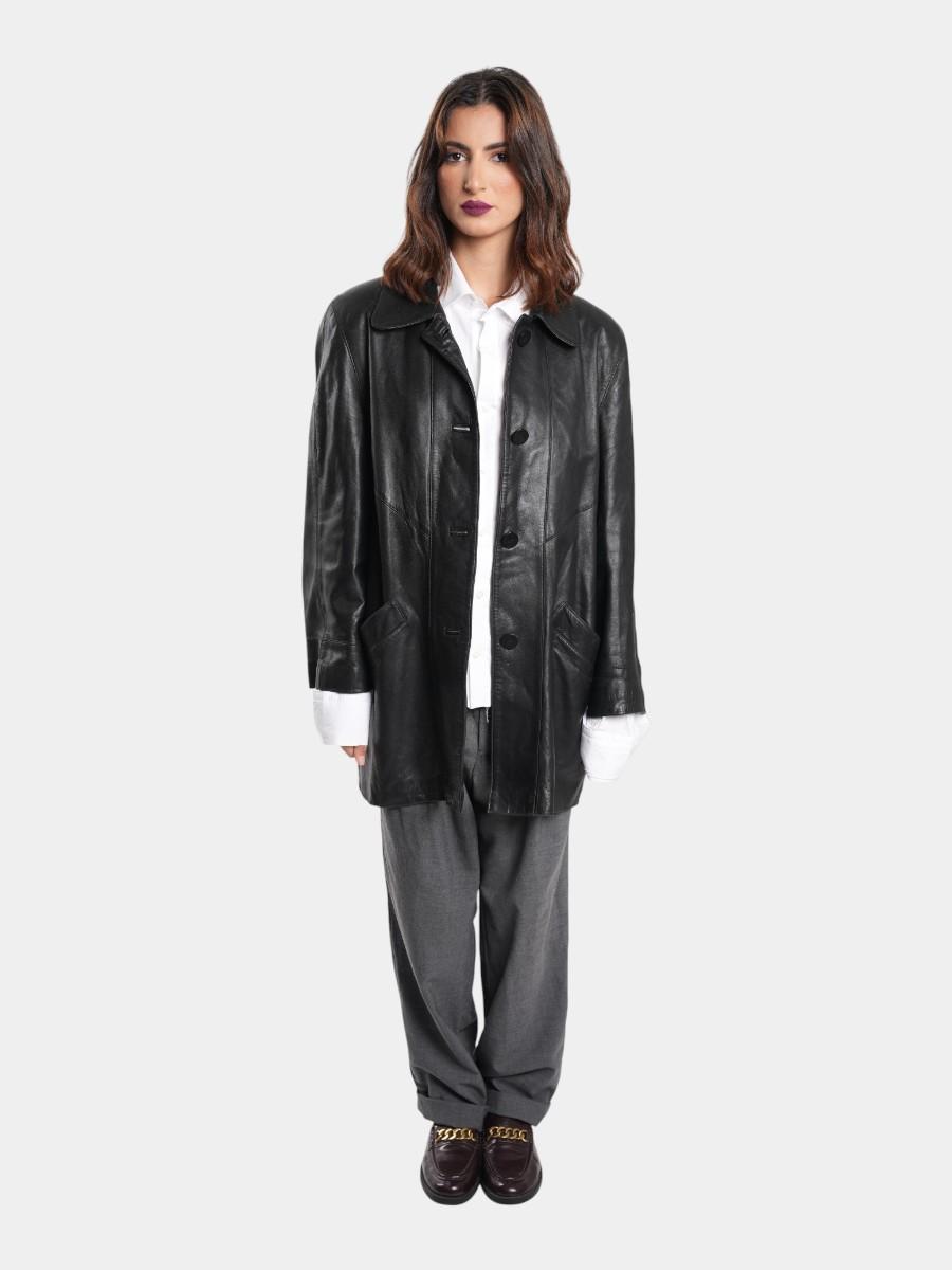 VESTE EN CUIR VERITABLE 