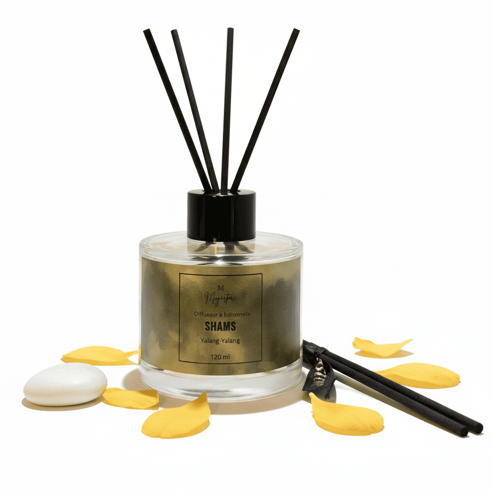 Diffuseur de Parfum à Batônnets – Ylang Ylang  120 ML