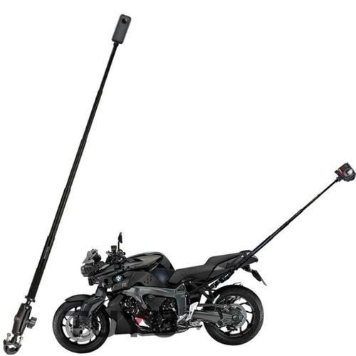 Perche à selfie pour Insta 360 et Gopro invisible pour moto et vélo