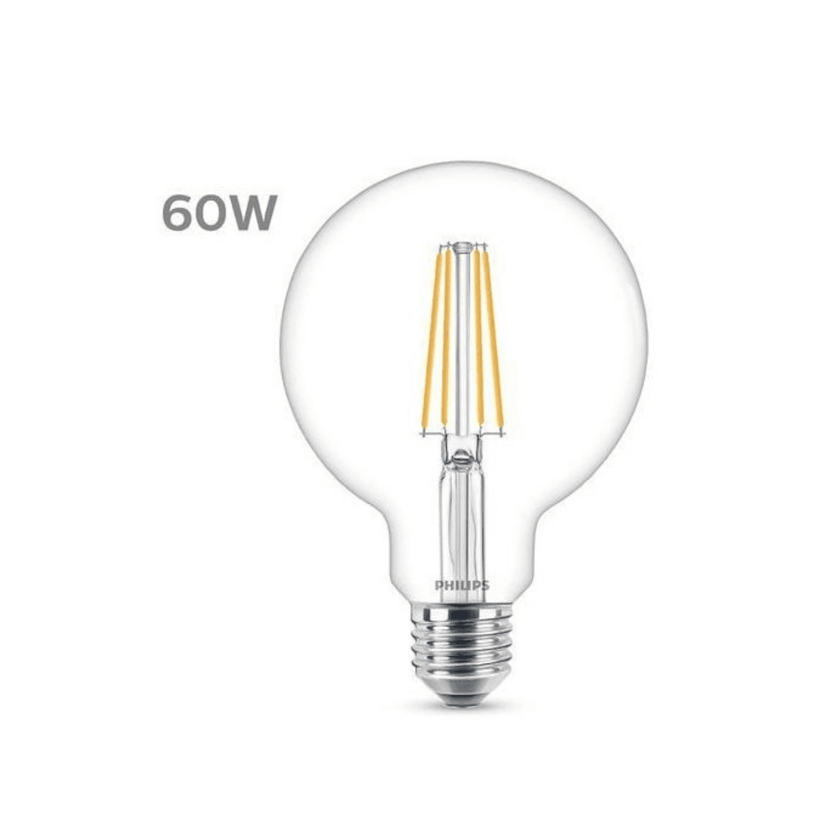 Lampes à filament LED Classic Grande 6-60W GU120 E27 Blanc chaud