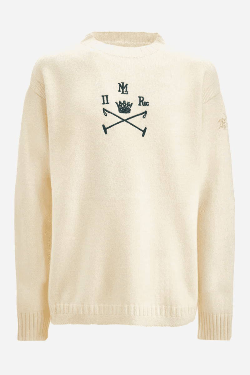 REGULAR FIT WOOL BLEND PULLOVER - ZDENEK